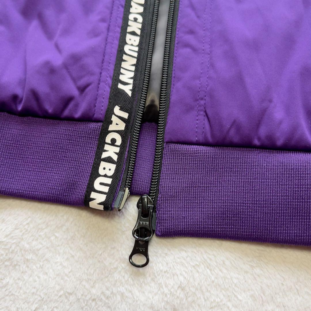 極美品　ジャックバニー 中綿　ブルゾン 　ジャケット　エアシャット　パープル