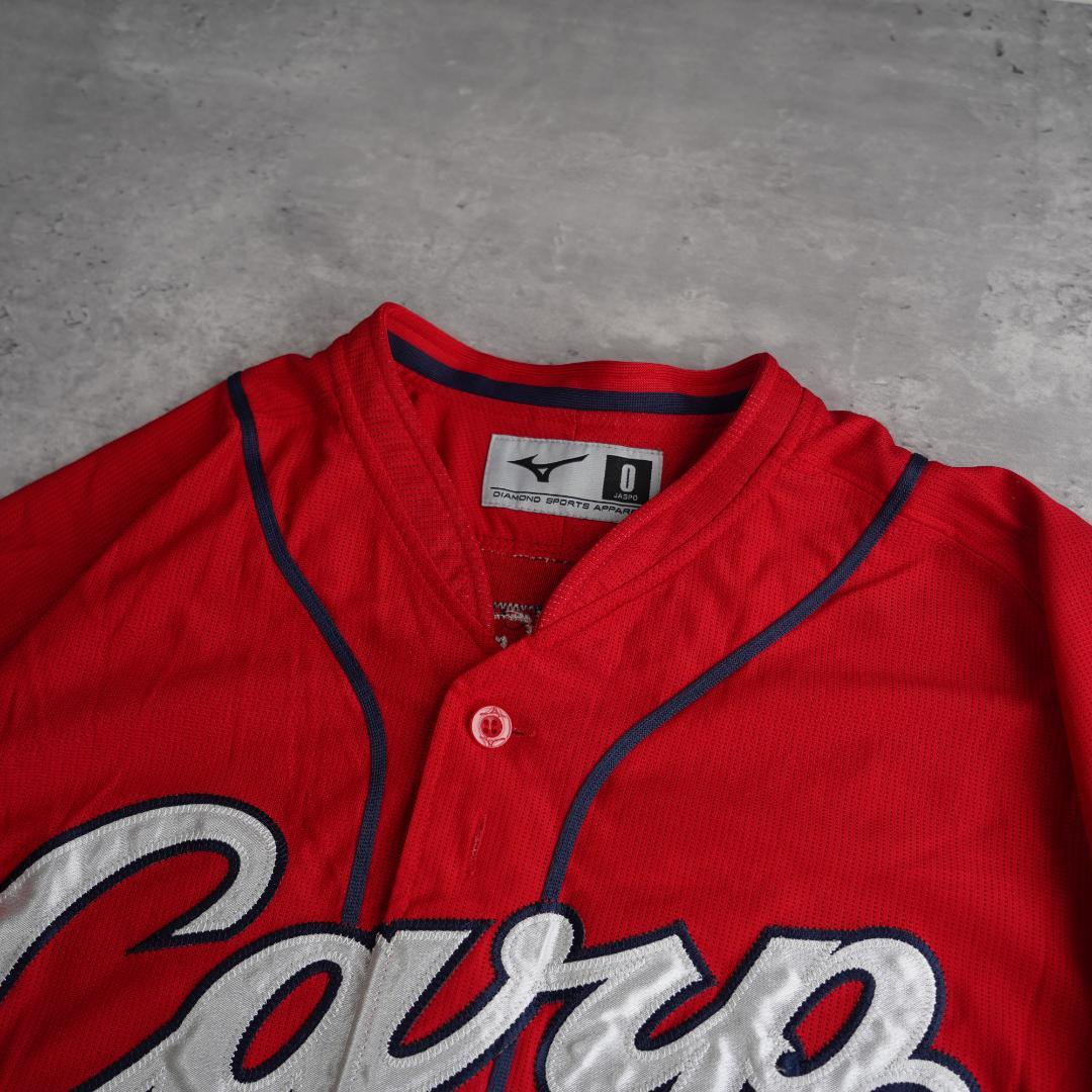 広島カープ　赤なのにCARP ミズノ　ホーム　會澤翼 Oサイズ ハイクオリティ