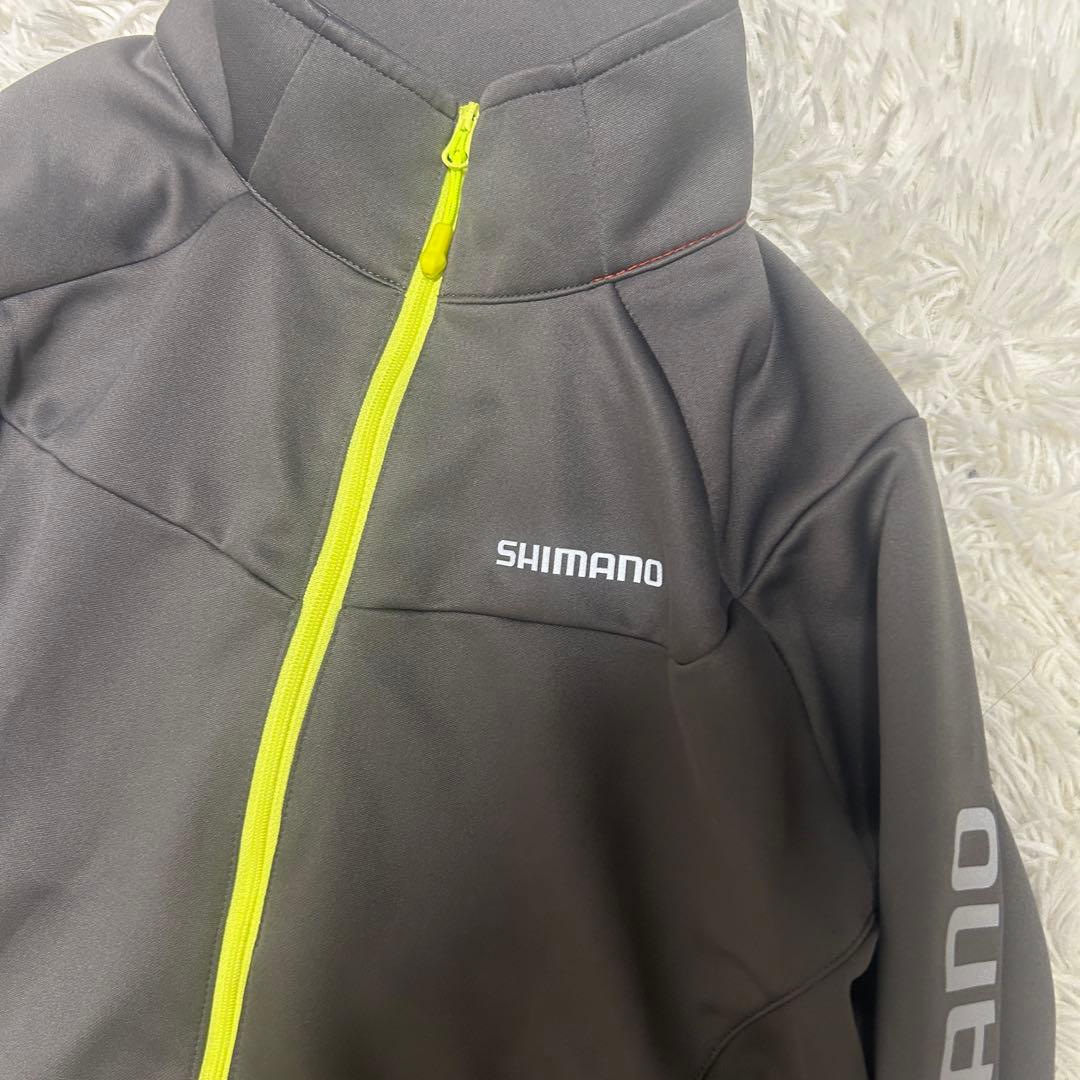 美品⭐︎シマノ　SHIMANO ジップジャケット　ジャージ　グレー　M