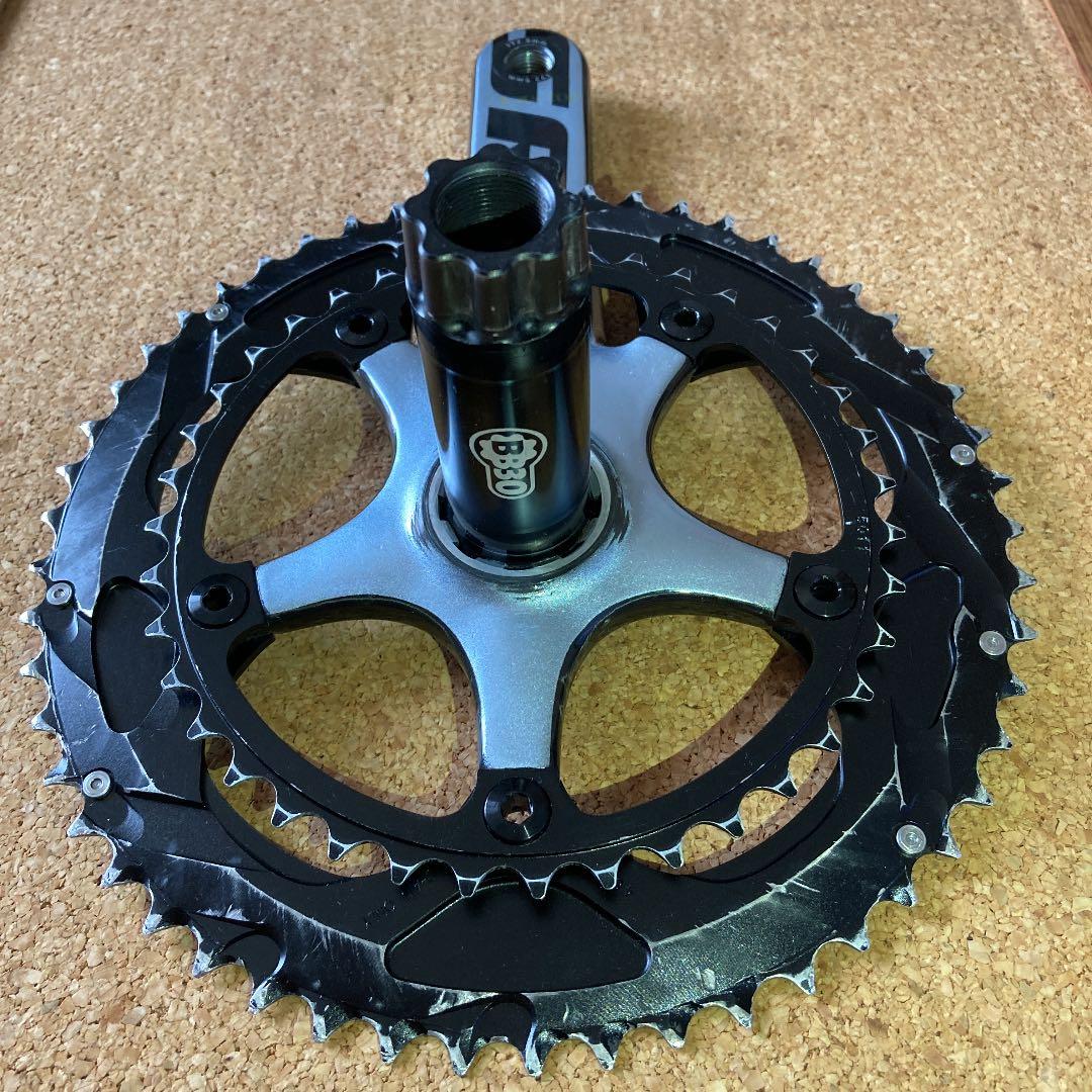 スラムレッドクランク　ブラックエディション限定品53/39.172.5 10s