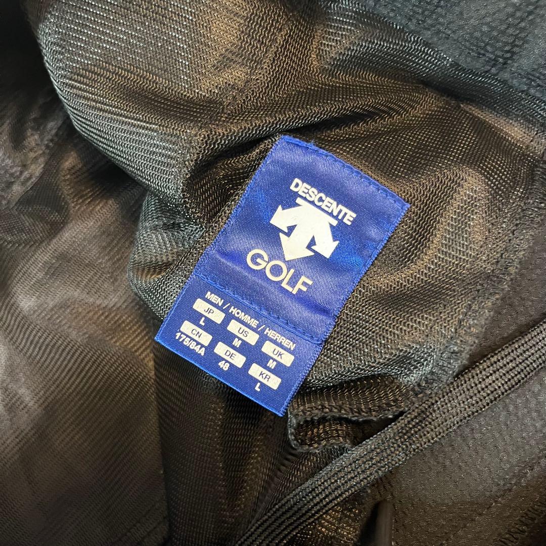 激レア DESCENTE GOLF デサント ゴルフ シアサッカー パンツ 黒