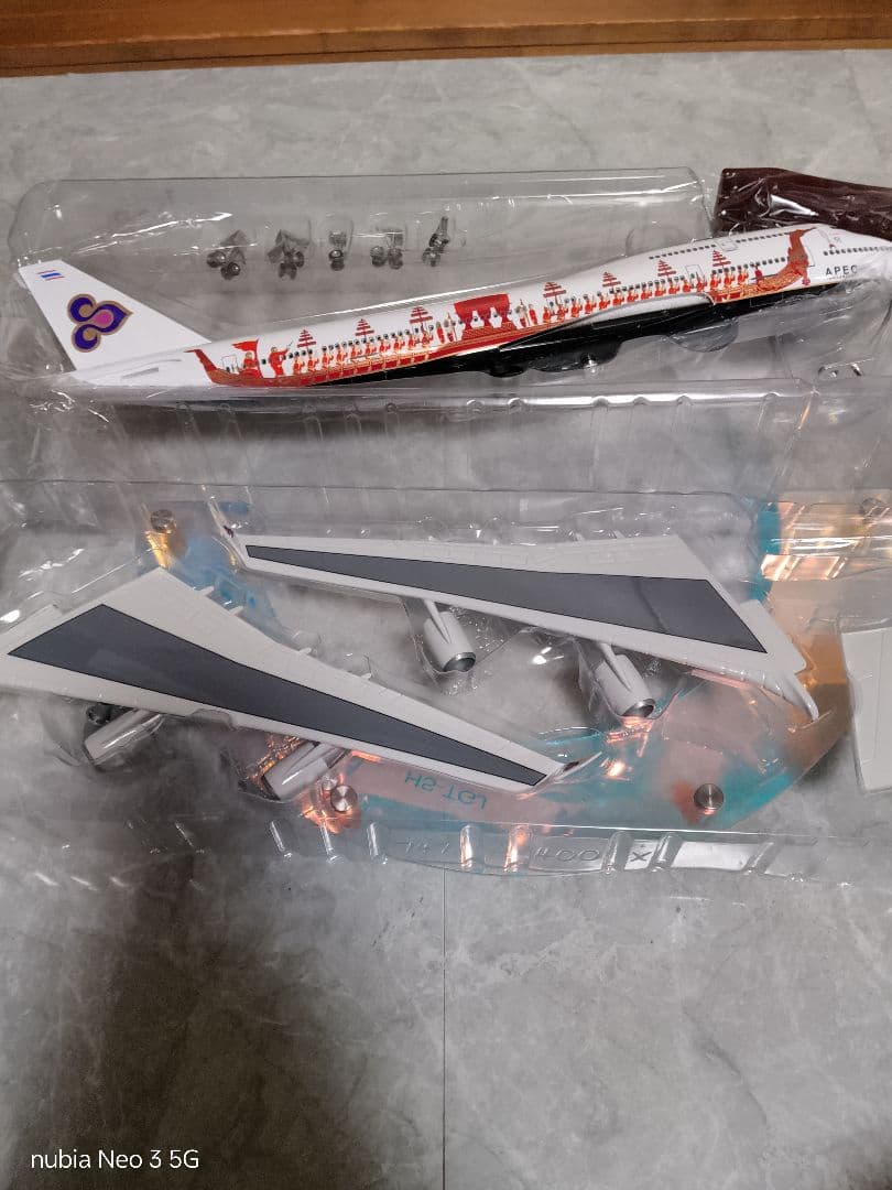 ✈Thailand／Boeing747 ドラゴン ボート1/150