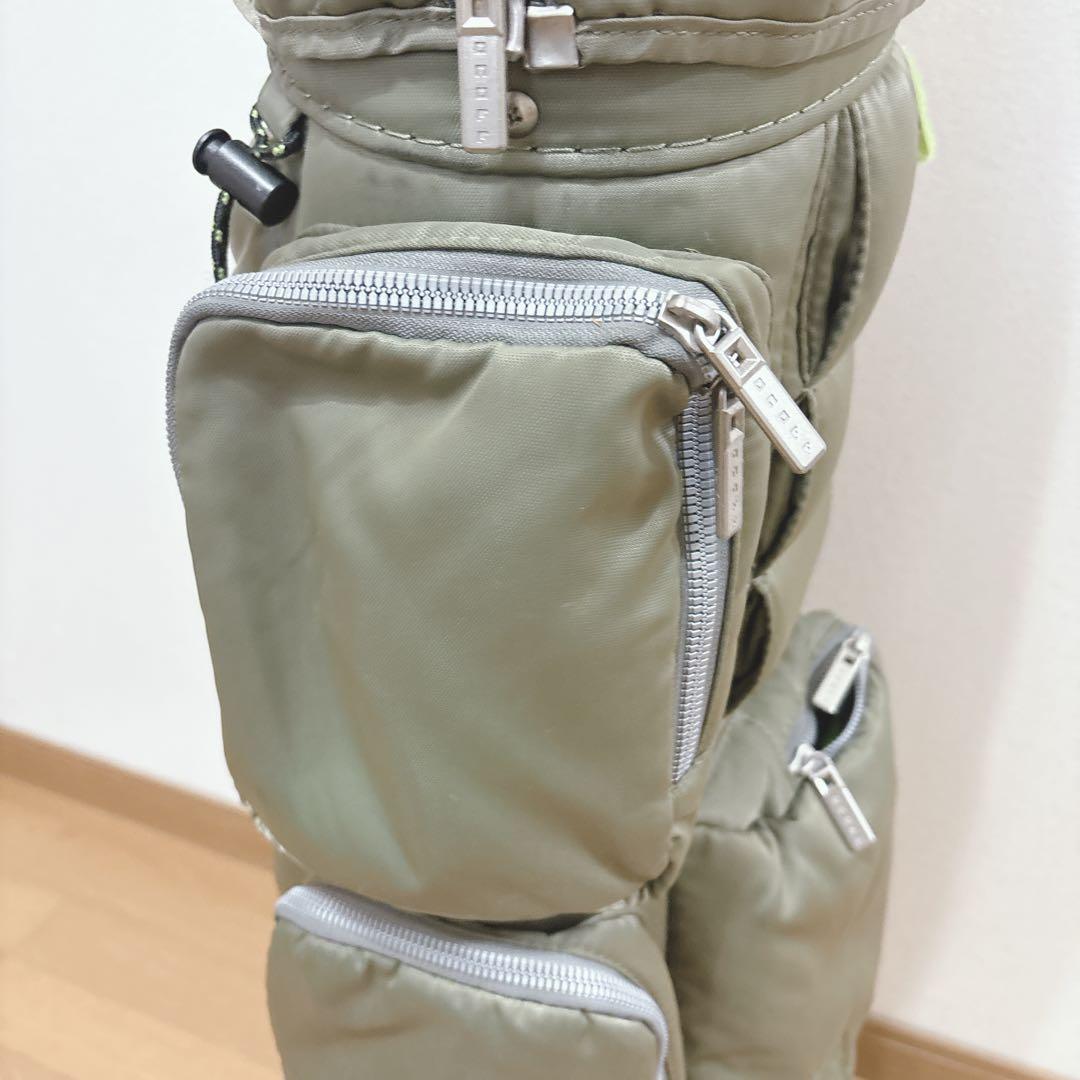 K394 onoff キャディバッグ カーキー色