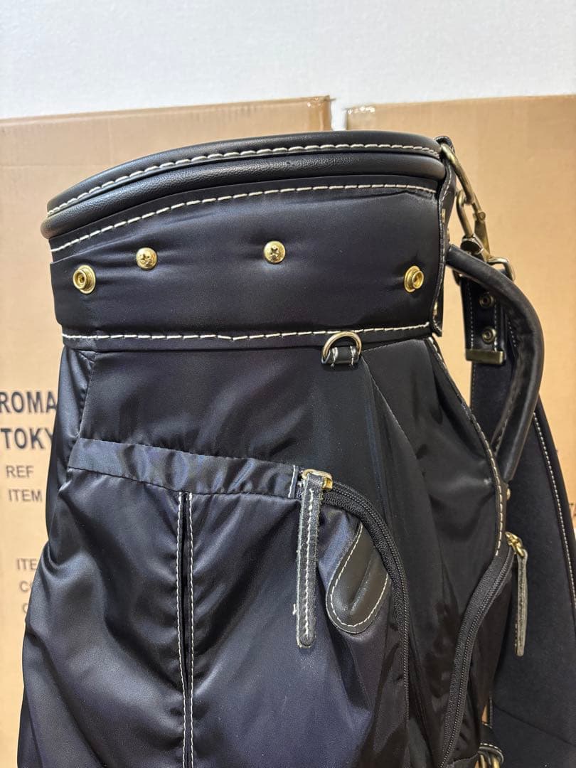 考英舎 キャディバッグ 9型 超軽量 2.2kg 日本製ハンドメイド 美品