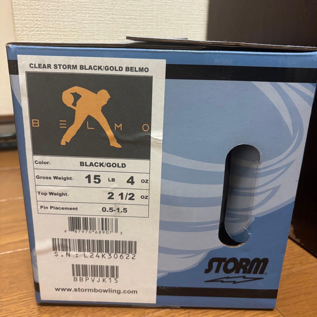 storm クリア　ストーム　ベルモ　ブラック　ゴールド