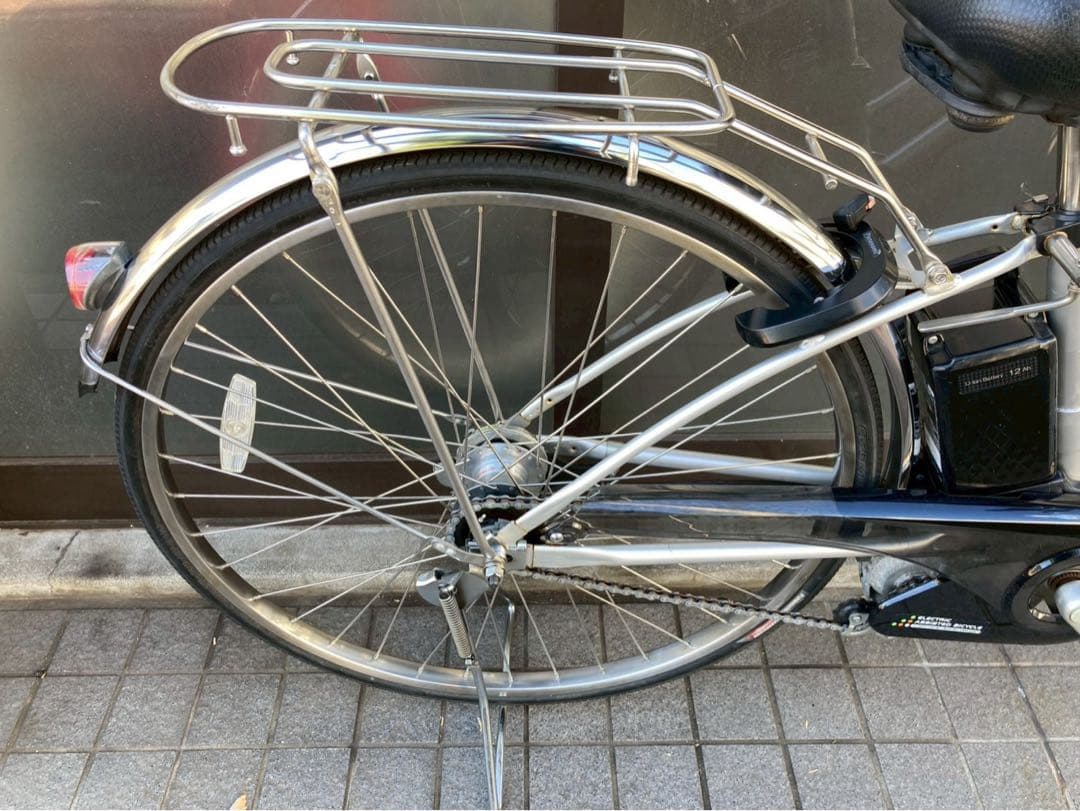 中古電動自転車 パナソニック ティモDX 27インチ シルバー 横浜 №3734