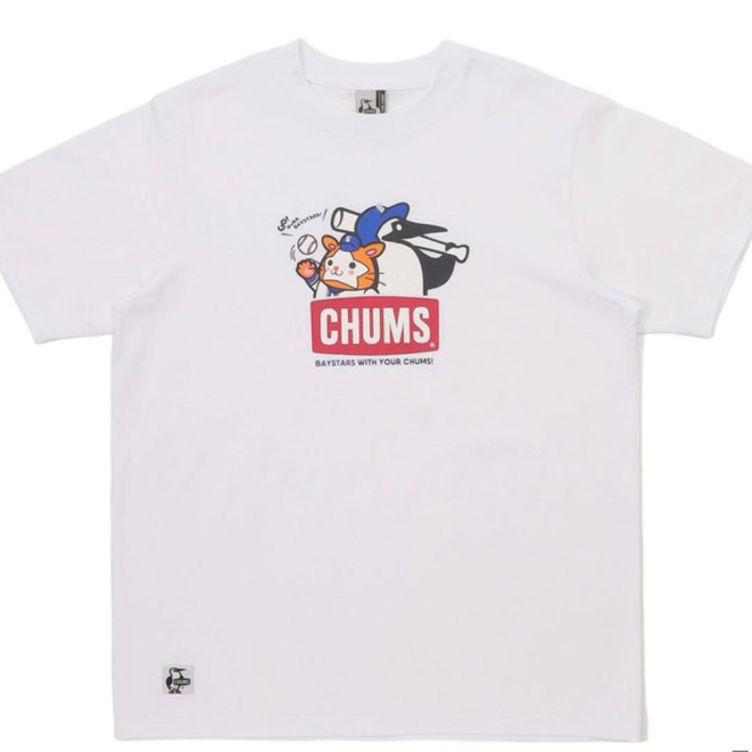 横浜DeNAベイスターズ CHUMSコラボ ホワイトTシャツ L チャムス