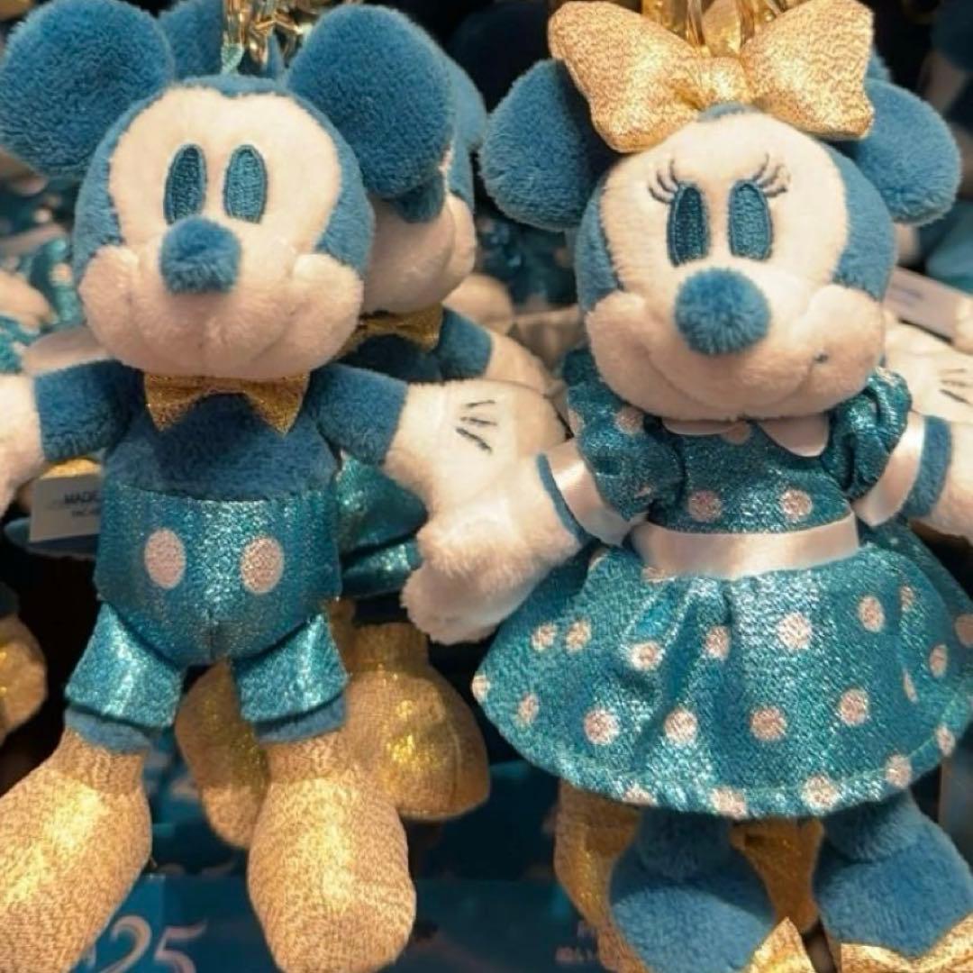 スパークリングジュビリー　ディズニーシー　25周年　ぬいぐるみチャーム　ミッキー