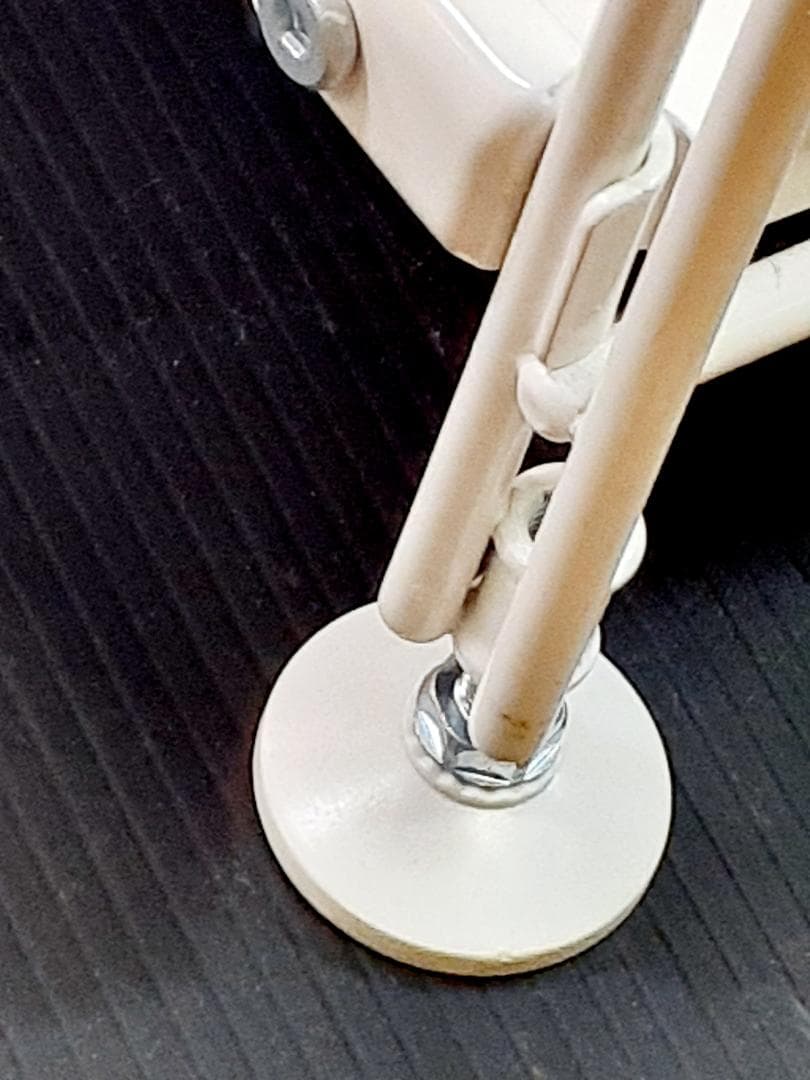 J【中古品】無印良品　スチールユニットシェルフ　ホワイト　カゴ付き