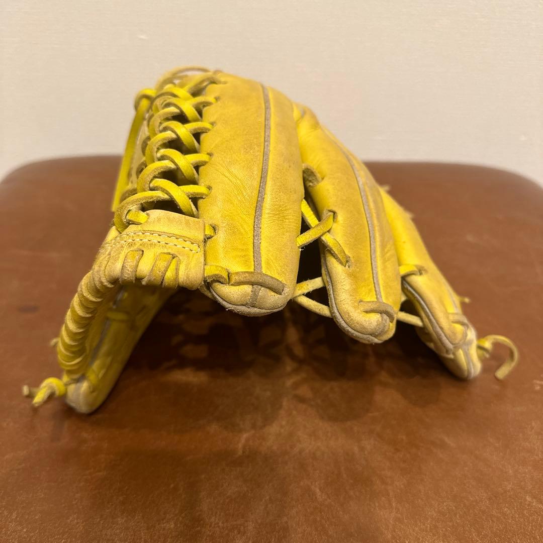Mizuno Global Elite 軟式グローブ イエロー 少年野球