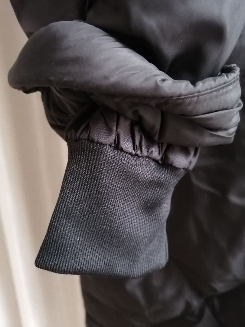 ATHLETA 黒 キルティング ベンチコート　160