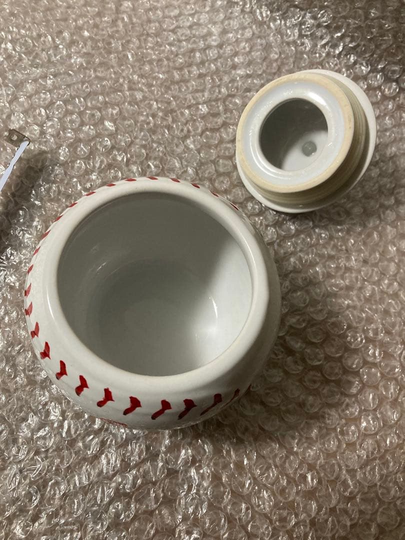 激レア⭐️BOSTON RED SOX 野球ボール型陶器容器