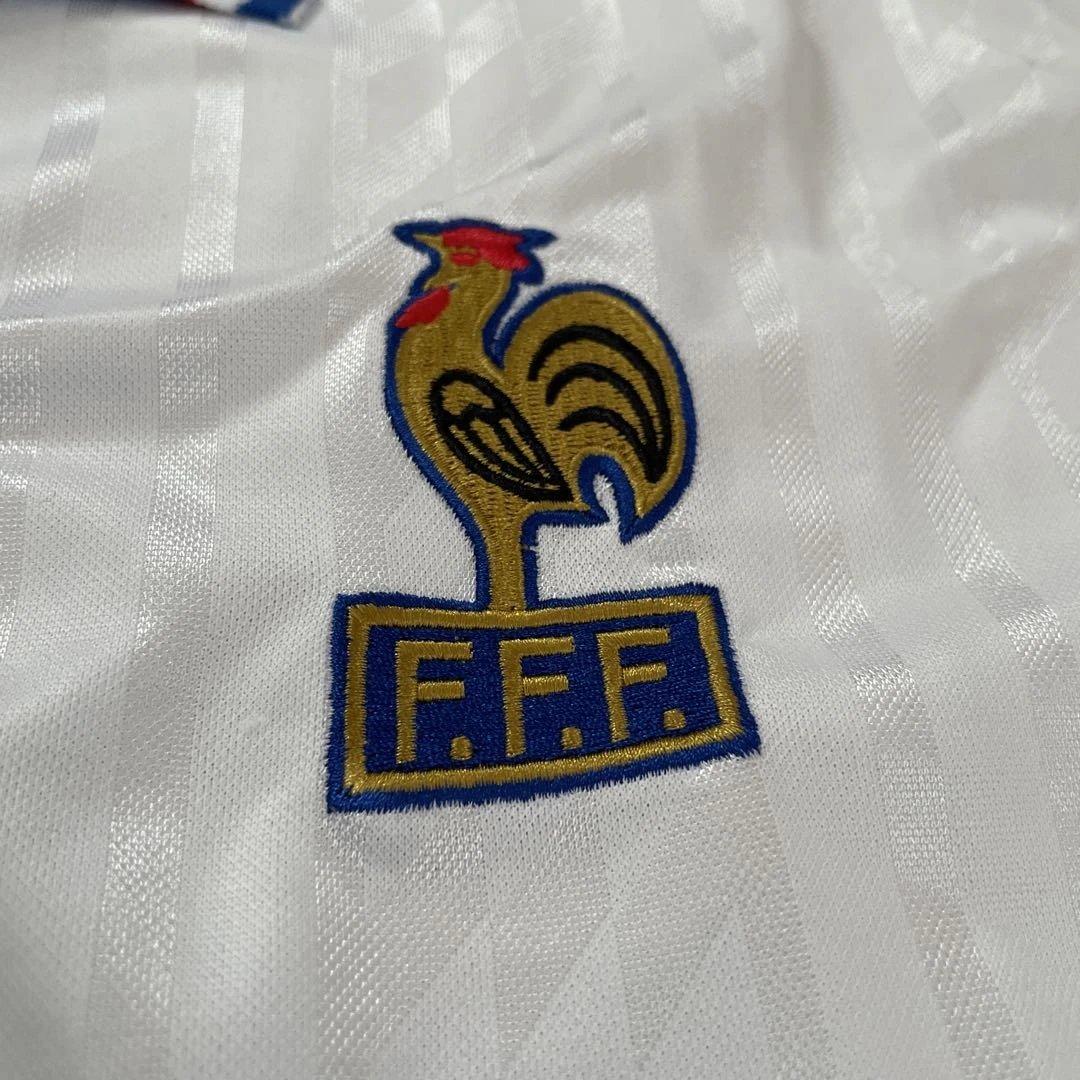 1994年ワールドカップ　フランス代表　パパン　レトロ　サッカーシャツ　レプリカ
