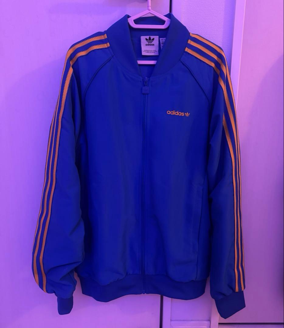 adidasアディダストラックジャケット青黄色