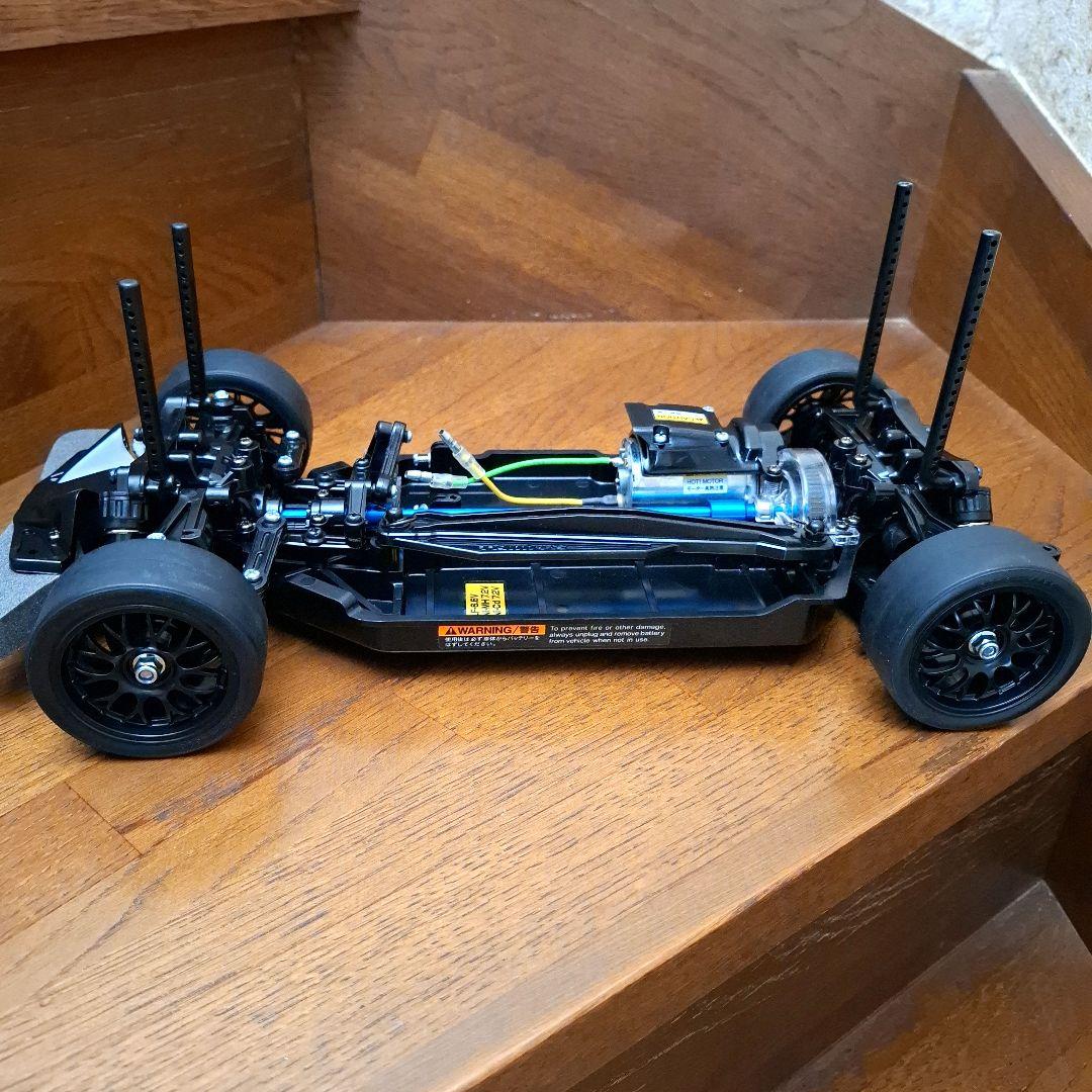 タミヤ １/10 R C 　T T 0 2 シャーシ組立て完成品