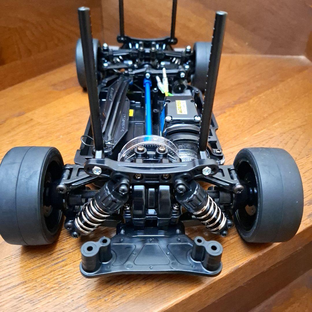 タミヤ １/10 R C 　T T 0 2 シャーシ組立て完成品
