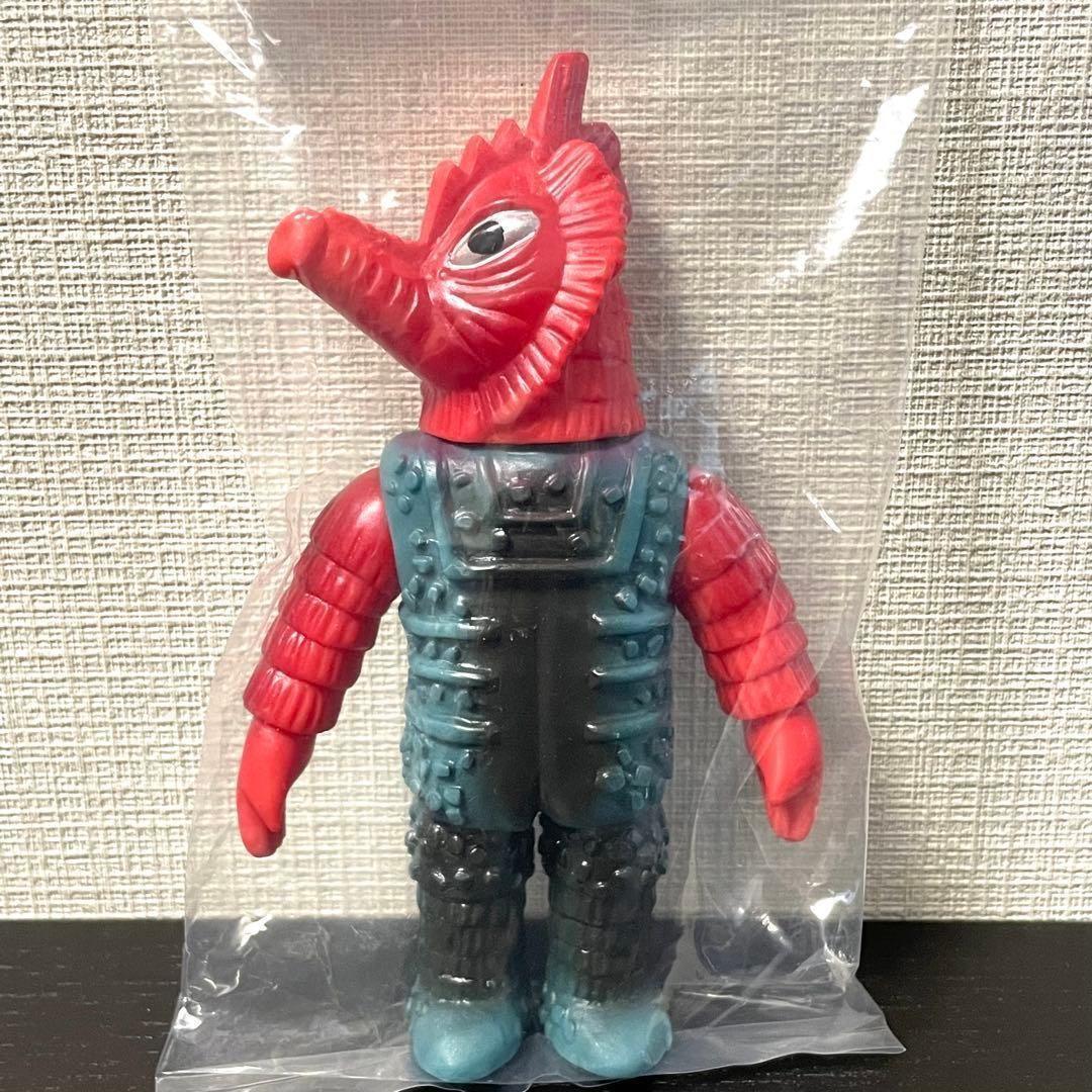 ぶたのはな ソフト焼き玩具 怪獣シリーズ ミステラー星人(善) ソフビ