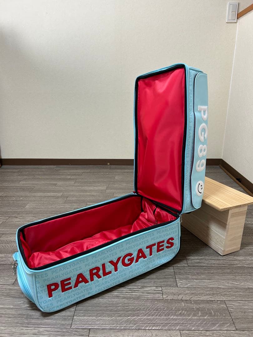 未使用品　PEARLY GATES PG89 キャリーバッグ ブルー　タグ付