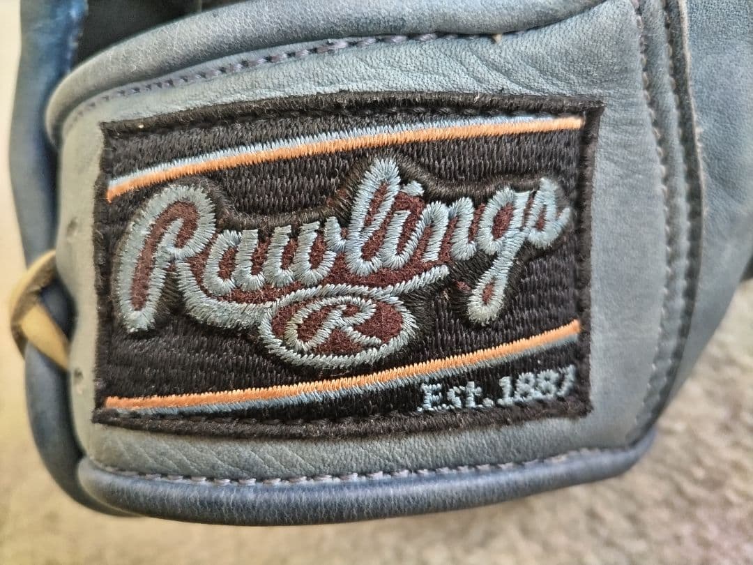 ☆Rawlings☆ ローリングス軟式 ファーストミット(一般用) 青 グローブ
