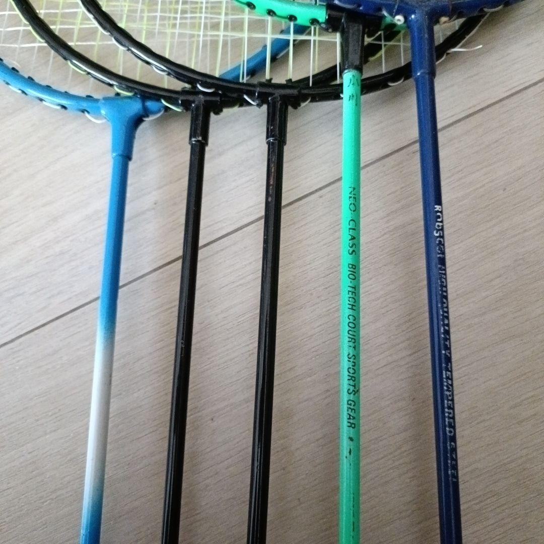 バドミントンラケット 5本セット