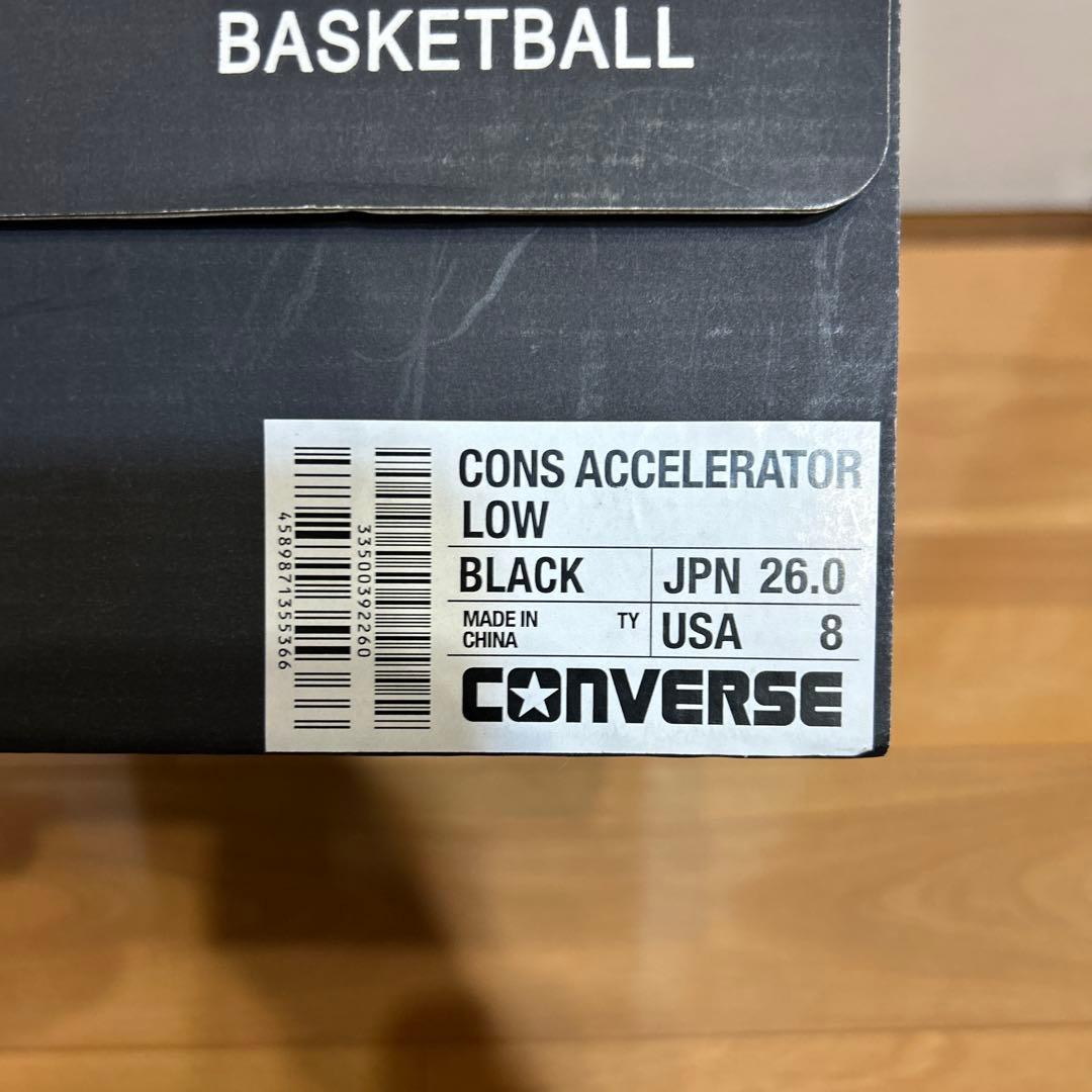 シューズ(男性用) converse basketball CONS ACCELERATOR LOW