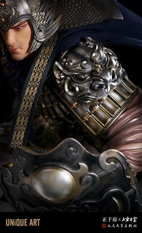 未使用 大型スタチューシリーズ 百花三国志 趙雲 1/4 完成品フィギュア