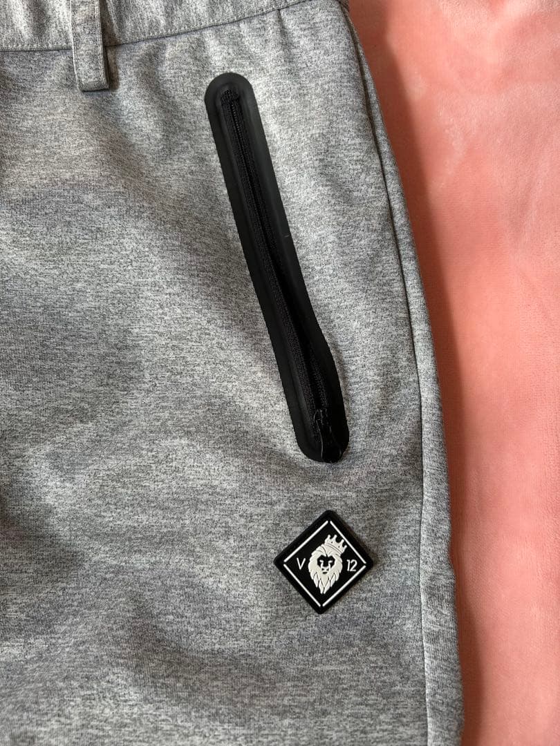 V TWELVE XL グレー ゴルフパンツ