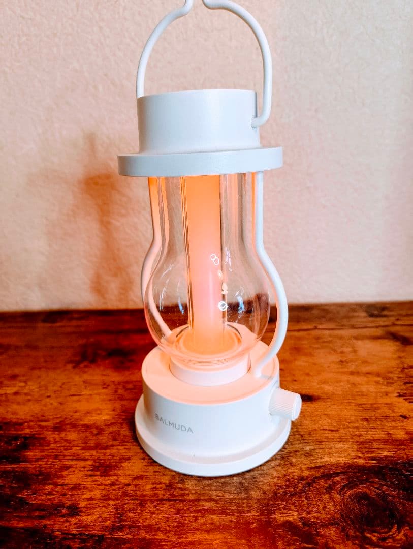 美品 バルミューダ LEDランタン ザ・ランタン ライト 照明 ホワイト 白