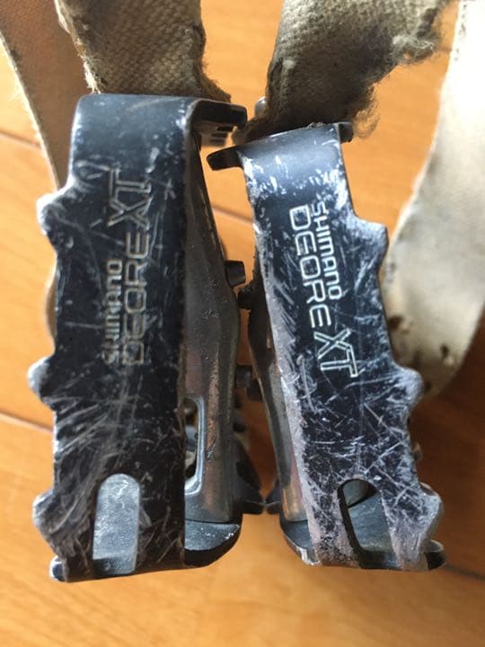 SHIMANO XT ペダル× POWER GRIPS