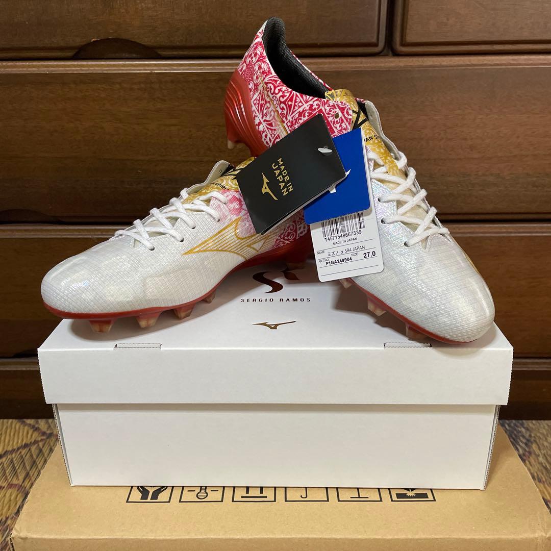 ミズノ サッカースパイク　MIZUNOαセルヒオ・ラモス 27cm新品未使用品