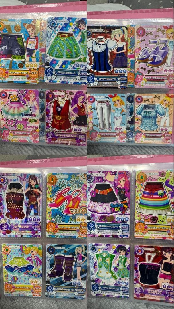 アイカツカード バインダー付き(名前が書いてあります...)