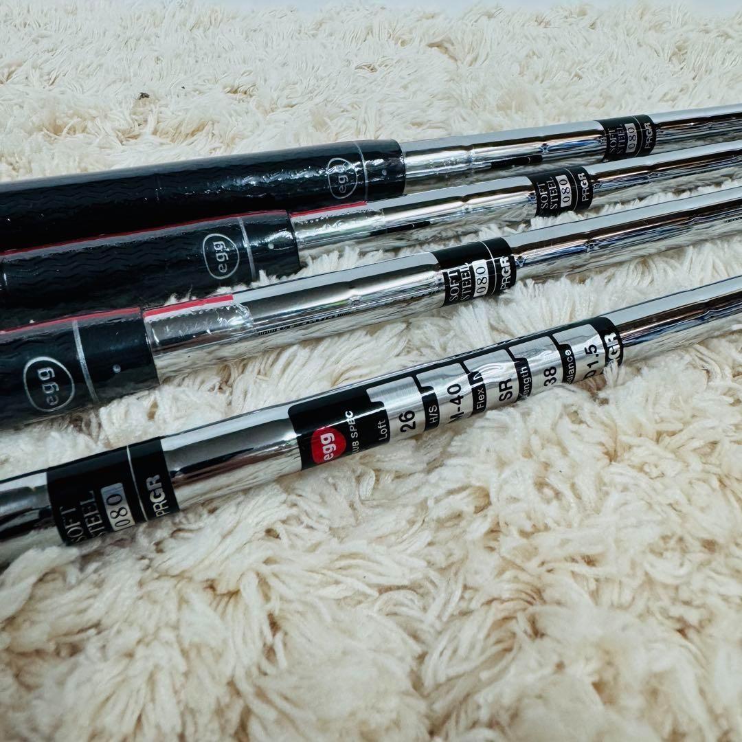 新品 ４本セット PRGR egg PF 2017 純正スチール M40★