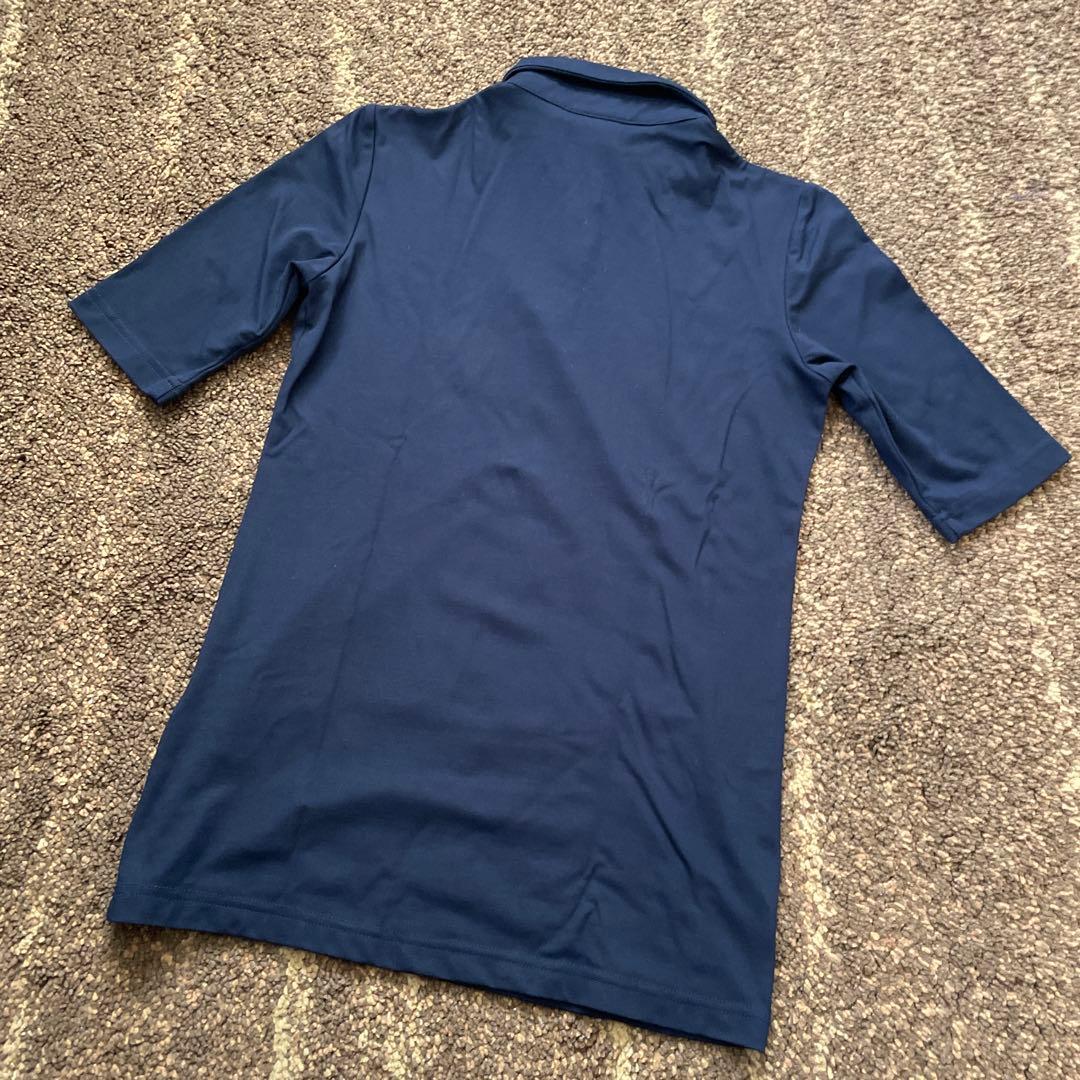 極美極上品 muta Marine ムータマリン レディース シャツ紺 サイズ1