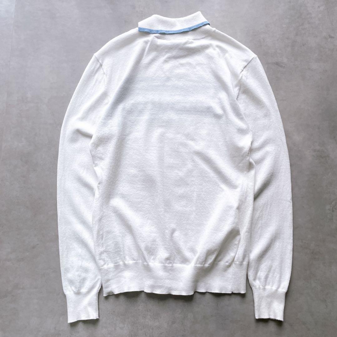 美品✨デサント ゴルフウェア セットアップ ニット キュロット プリーツ ロゴ入