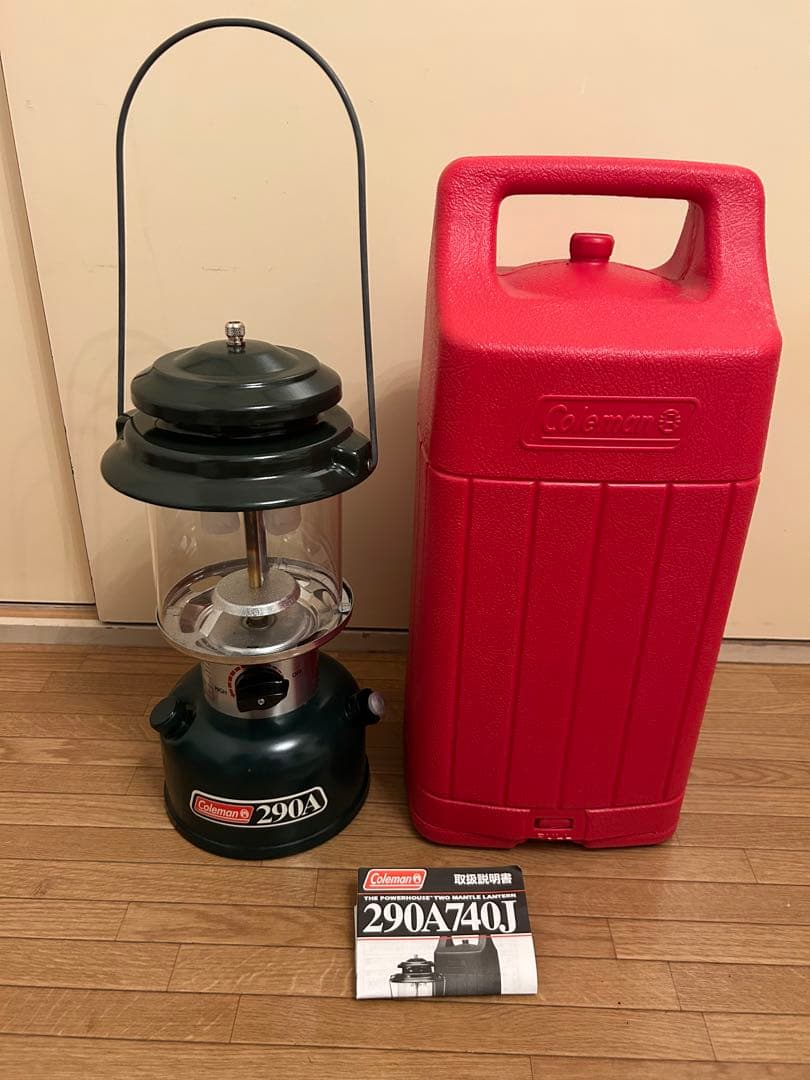Coleman 290A ランタンとケース マルトル付き