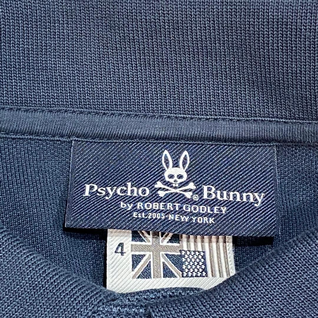 Psycho Bunny サイコバニー 半袖 ポロシャツ 4 ネイビー ゴルフ
