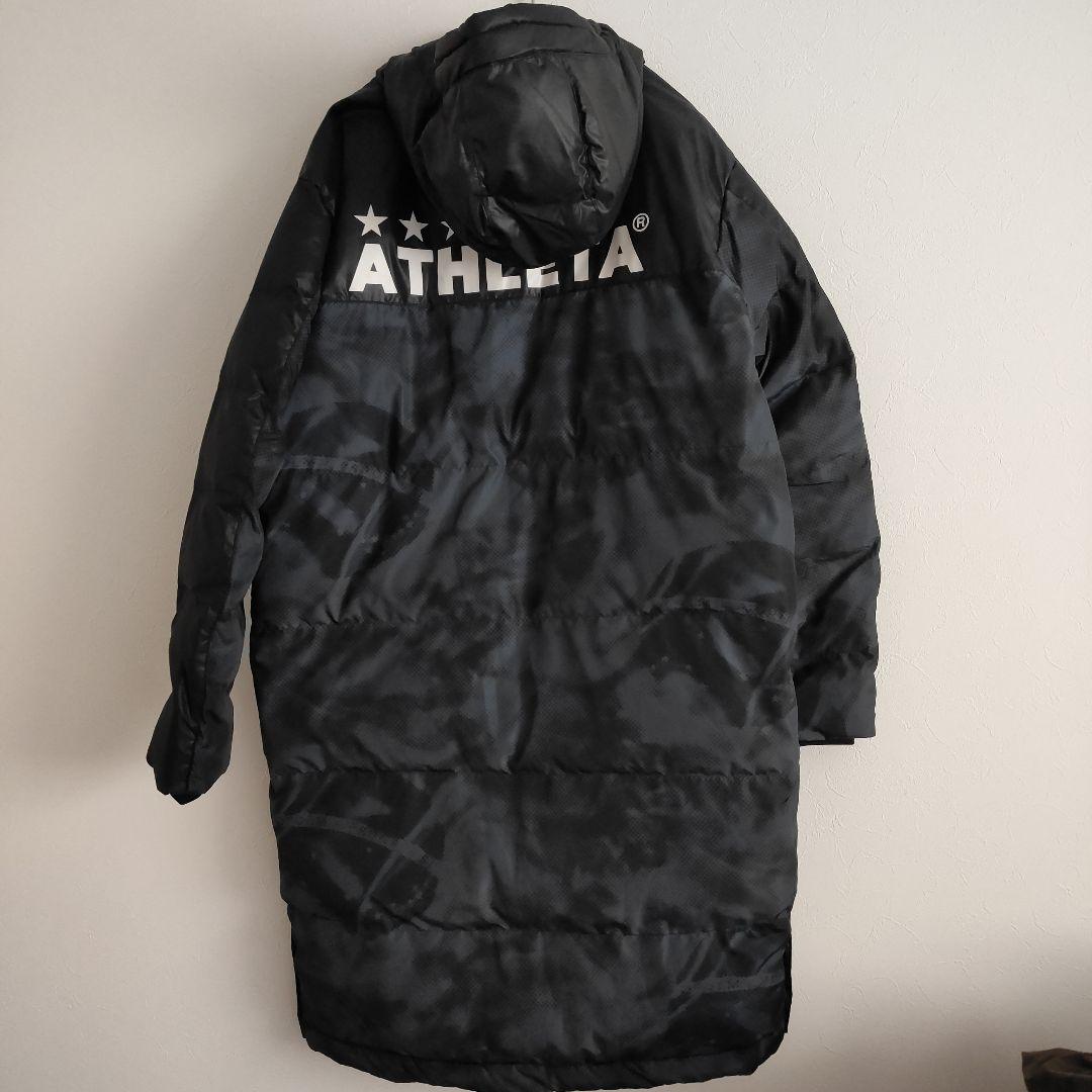 ATHLETA　ベンチコート　柄　ブラックベース