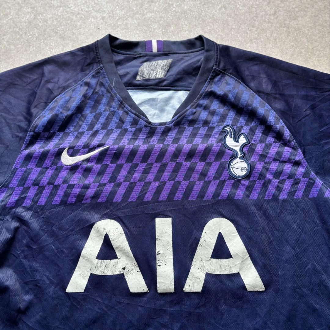 ナイキ トッテナム ホットスパー サッカーシャツ 古着 2019 ネイビー L