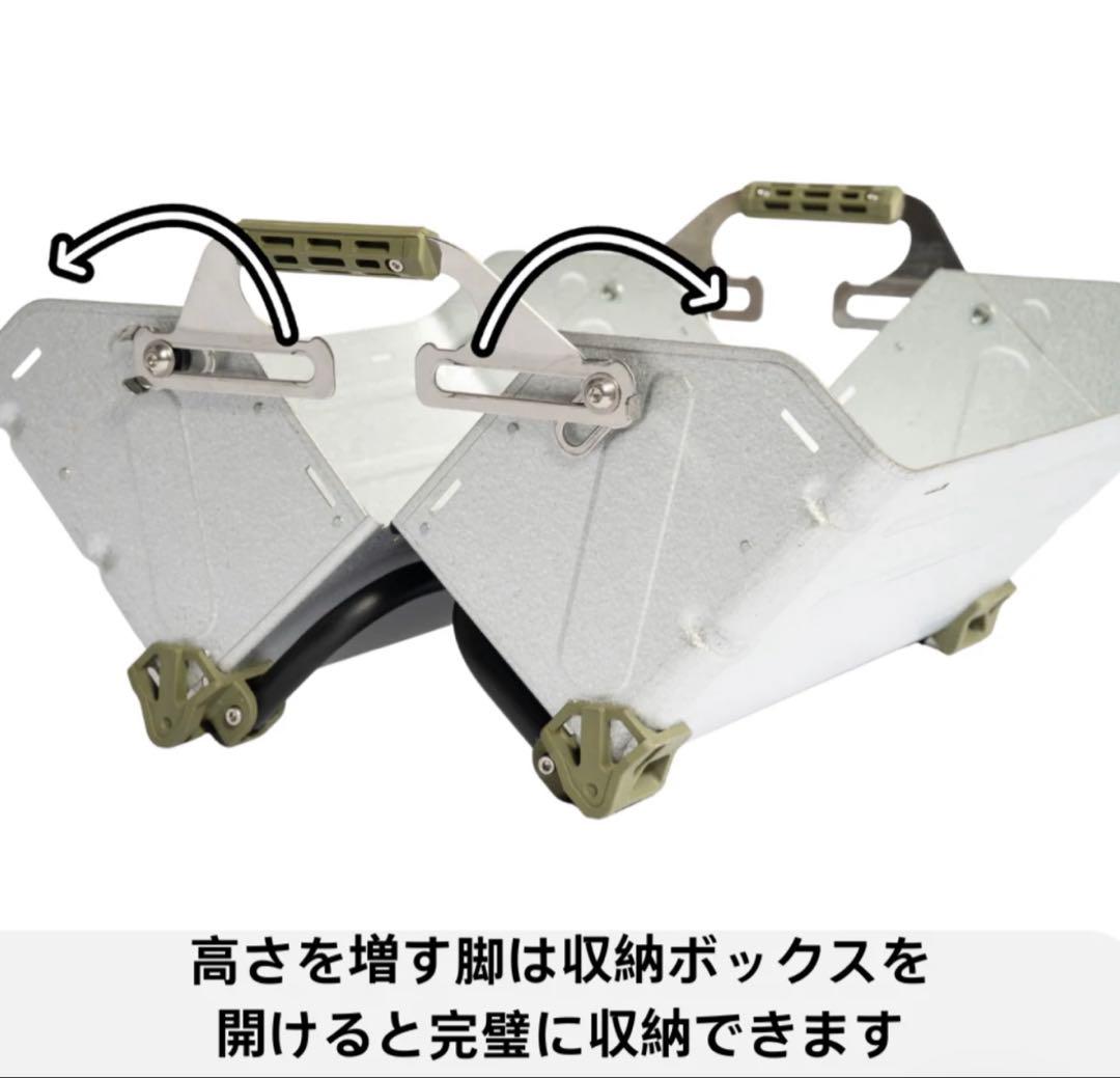 新品‼️シェルコンレッグ 50L ハンドル付き　ブラック２個セット（計４本）