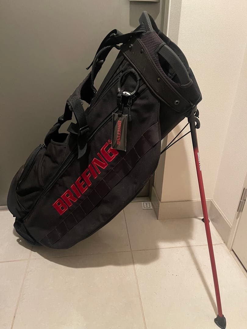 BRIEFING GOLF スタンド付きゴルフバッグ ブラック　CR-2
