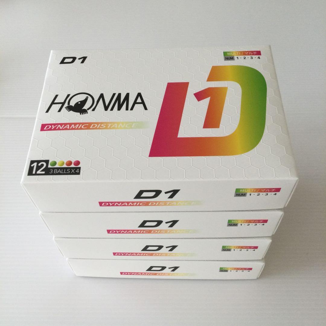 本間ゴルフ　ホンマ　HONMA D1 　4ダース　マルチ