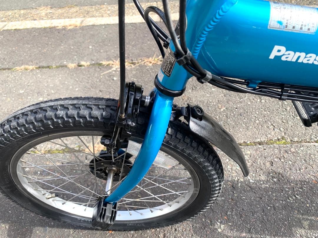 【動作確認済】送料無料Panasonic 折り畳み電動自転車Off Time