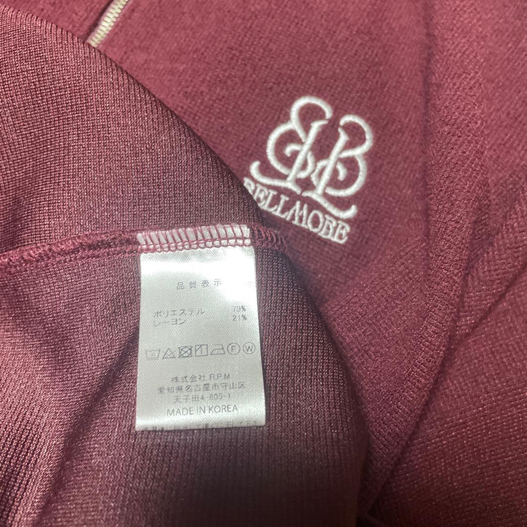 BELLMORE ゴルフ ポロシャツ メンズ ジッパー Mサイズ ベルモア