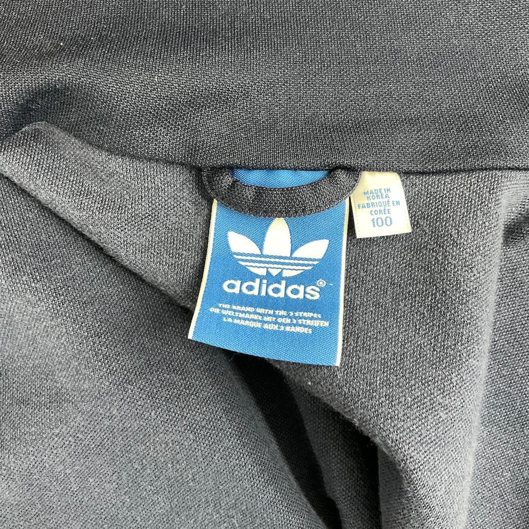 adidas トラックジャケット ジャージ紺色