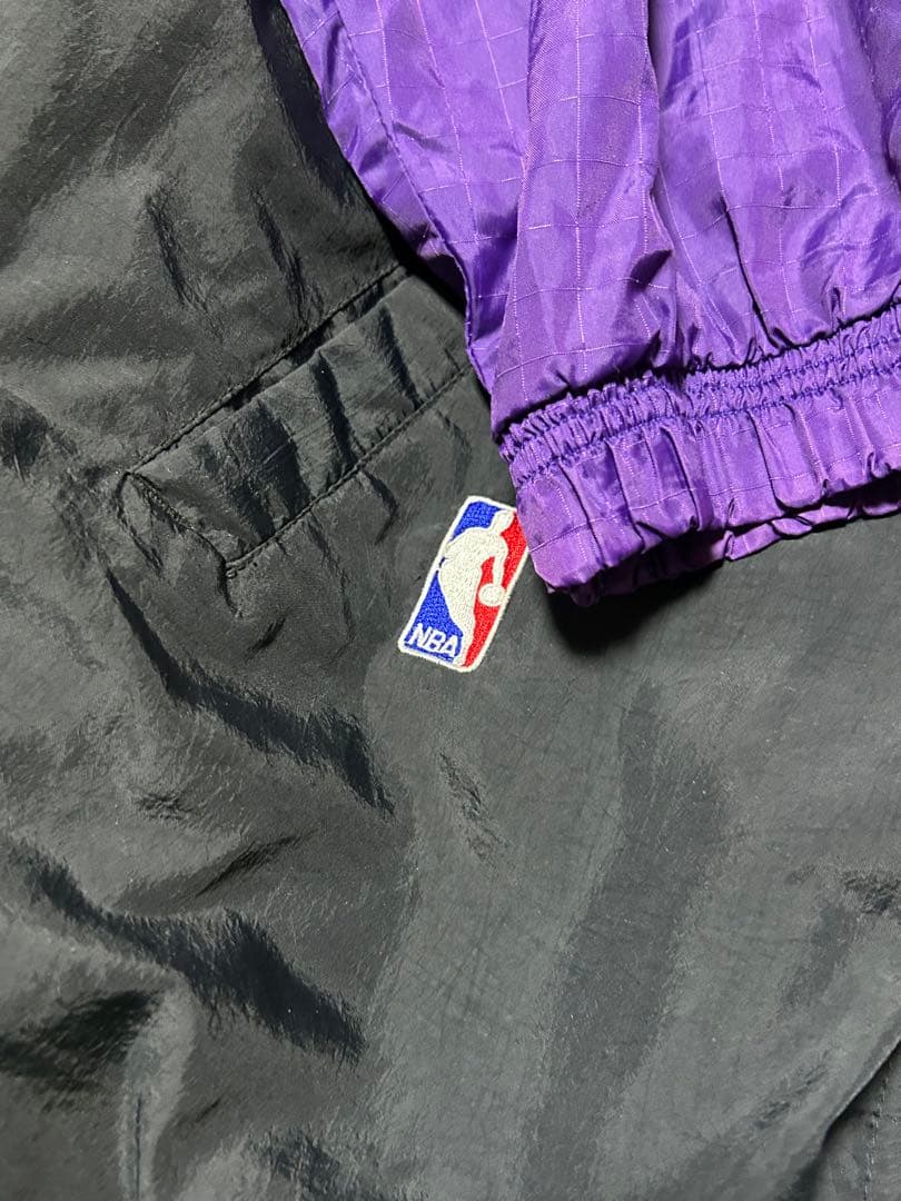 スターター　ロサンゼルス　レイカーズ　ヴィンテージウインドブレーカー　NBA 紫