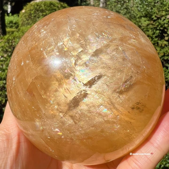 ゴールデンカルサイト　スフィア　ハニーカルサイト　満月　Big Sphere 虹