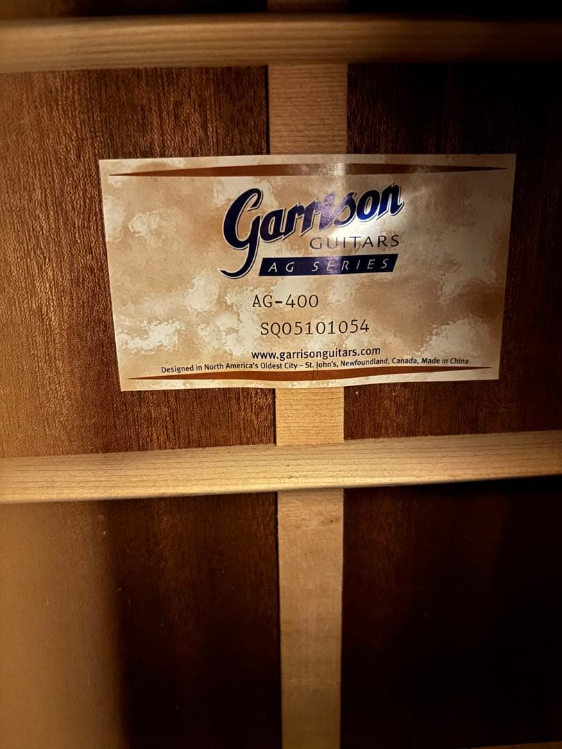 【ケース付き】【美品】Garrison AG-400 アコースティックギター