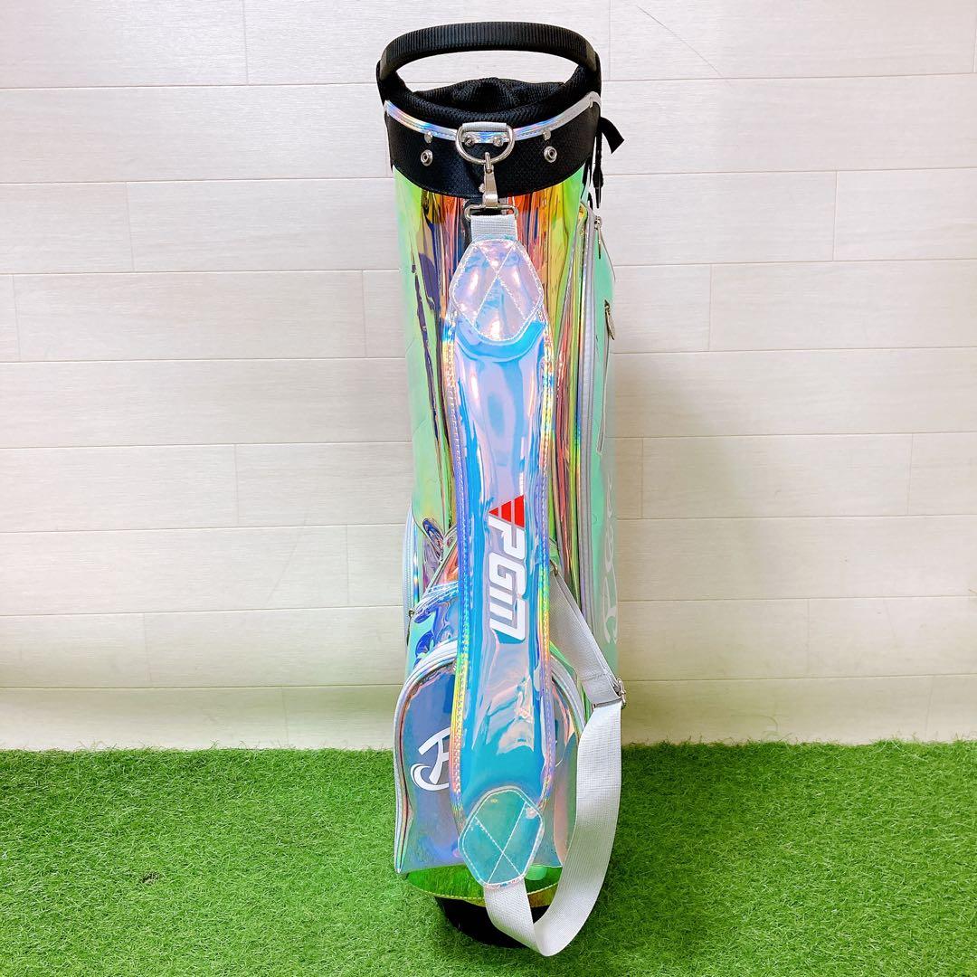M美品　キャディバッグ PGM スポーツ ゴルフ ゴルフバッグ 軽量　オーロラ