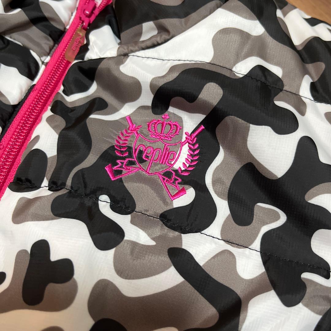 【VIVA HEART】 ゴルフワンピース M カモフラージュ黒 タグ無し新品