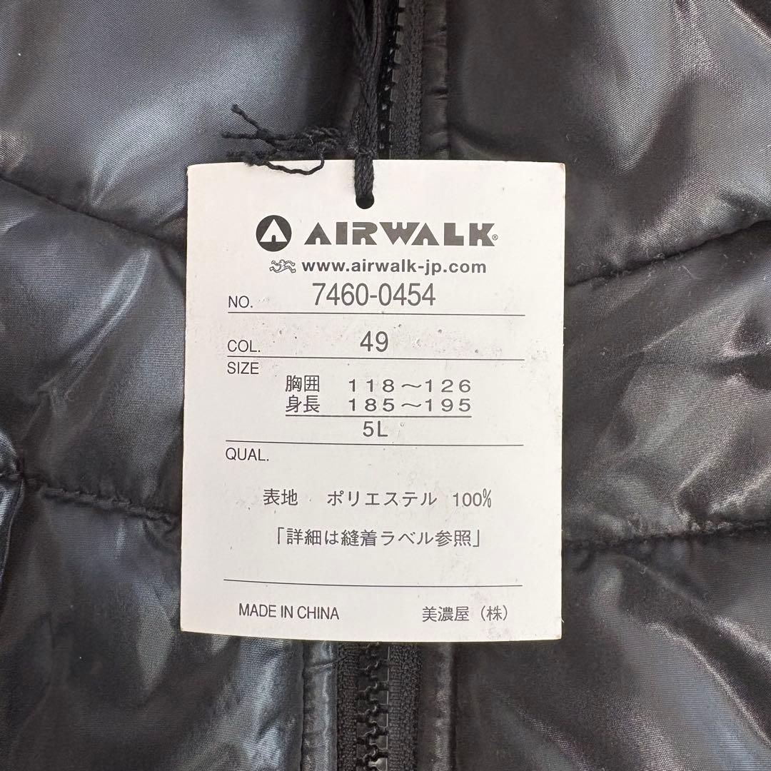 ★新品★ 『エアウォーク』パファージャケット 中綿ジャケット ブラック 5L